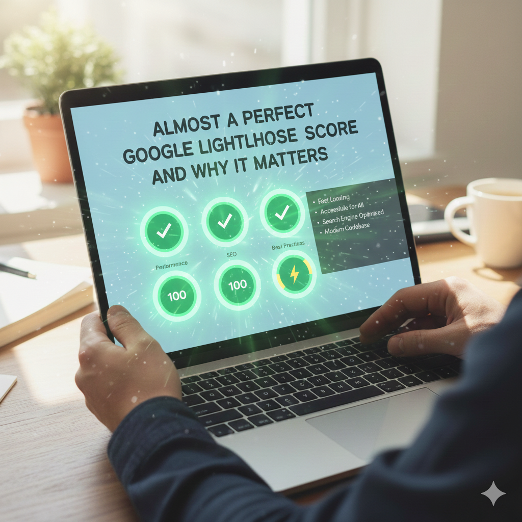 Almost a Perfect Google Lighthouse Score and Why It Matters